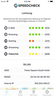 speedcheck internet speed test iphone bildschirmfoto 2