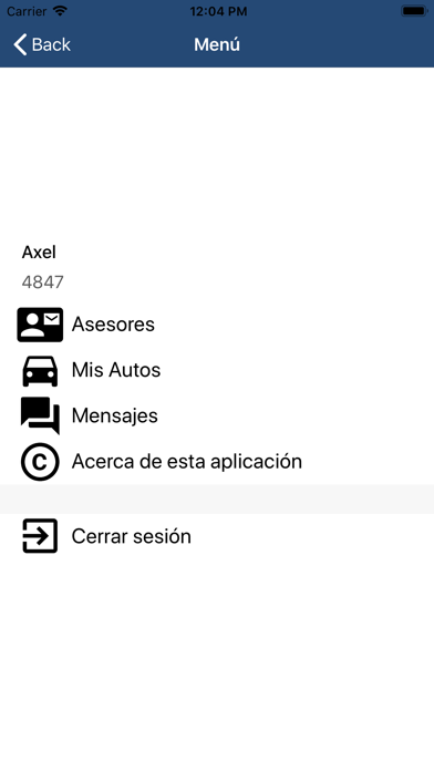 App screenshot