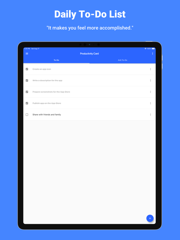 Screenshot #5 pour Productivity Card