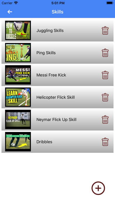 Football Tutorial App iPhone screenshot 6 - Sports app