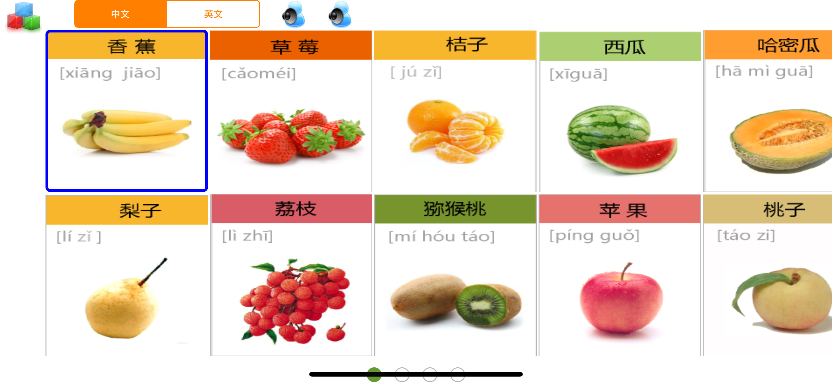 LearnChinese-fruit
