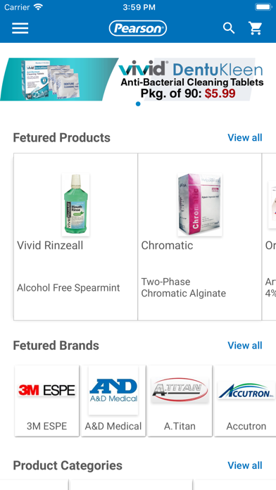 Screenshot 3 of Pearson Dental Supply Mobile App