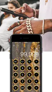 luxury gold calculator iphone screenshot 3