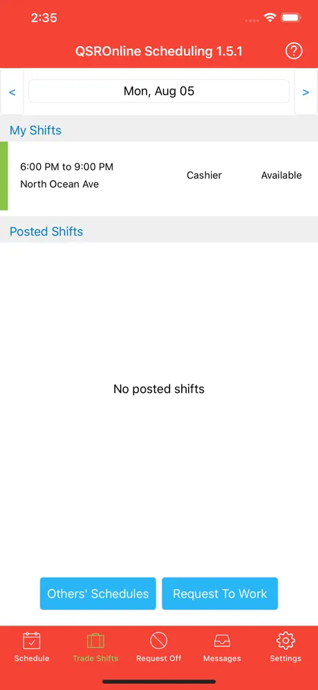 QSROnline Scheduling