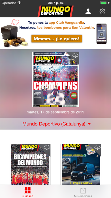 Screenshot #1 pour MundoDeportivo edición impresa