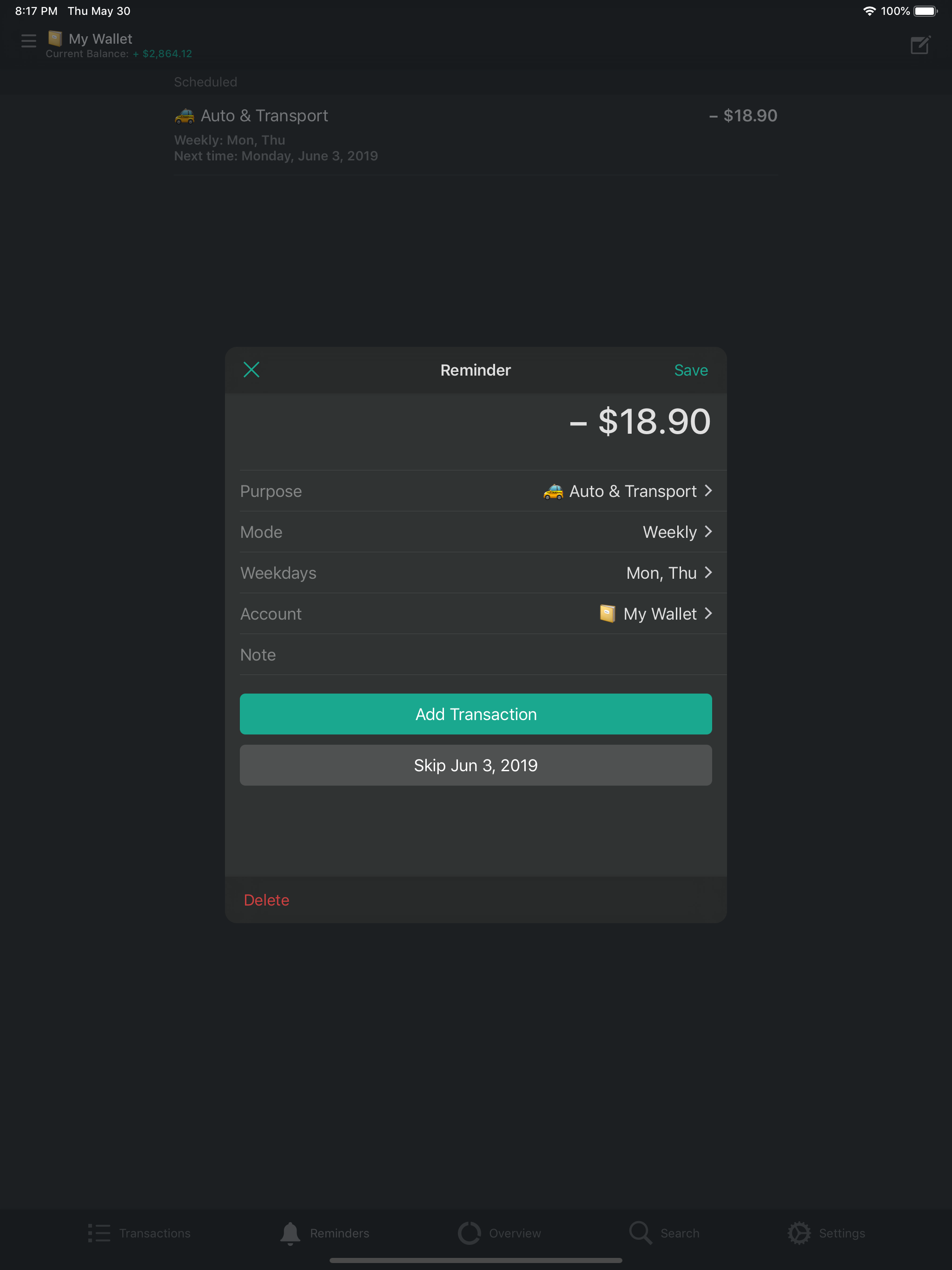 CashSync: Expense tracking