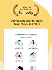 lumosity mind - meditation app ipad capturas de pantalla 2