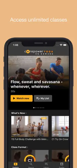 Game screenshot CorePower Yoga On Demand apk