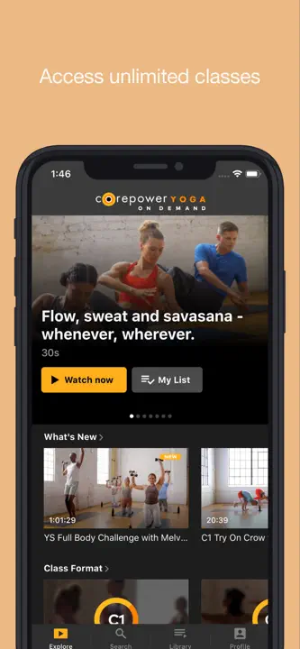 CorePower Yoga On Demand: Screenshot 2 von 5