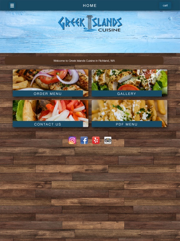Greek Islands Cuisine iPad screenshot 1 - Food & Drink app