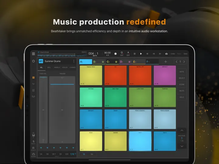 Скриншот BeatMaker 3 на iPhone 1