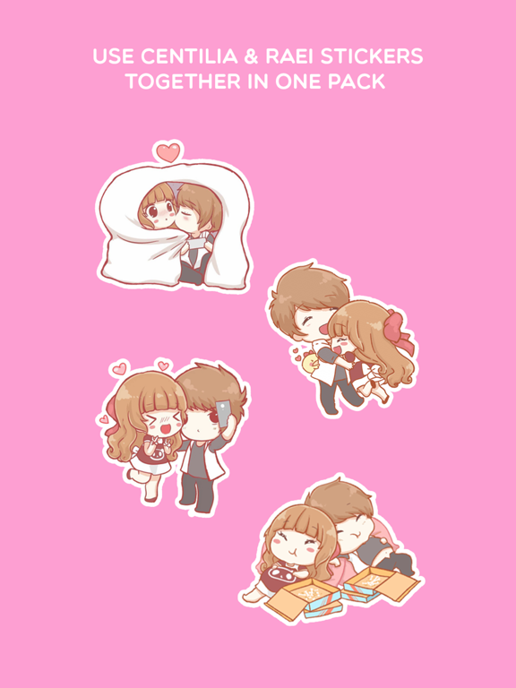 Screenshot #4 for Centilia & Raei Cuddle Sticker