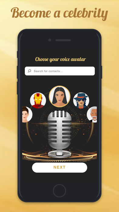 Voicy: Celebrity Voice Changer Screenshot 1