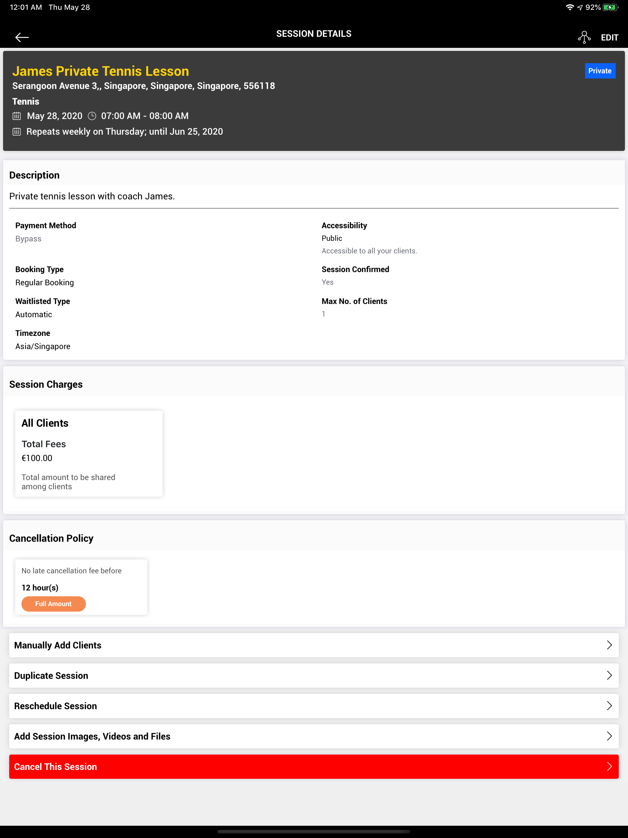 JogaApp Business