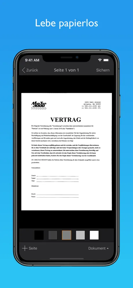 JotNot Scanner App Profi