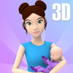 Pregnancy Idle 3D Simulator Logo