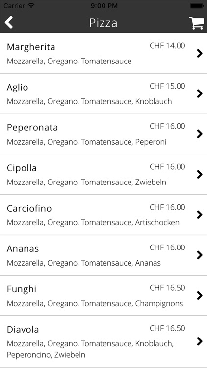 Pizzeria Piazza Zürich