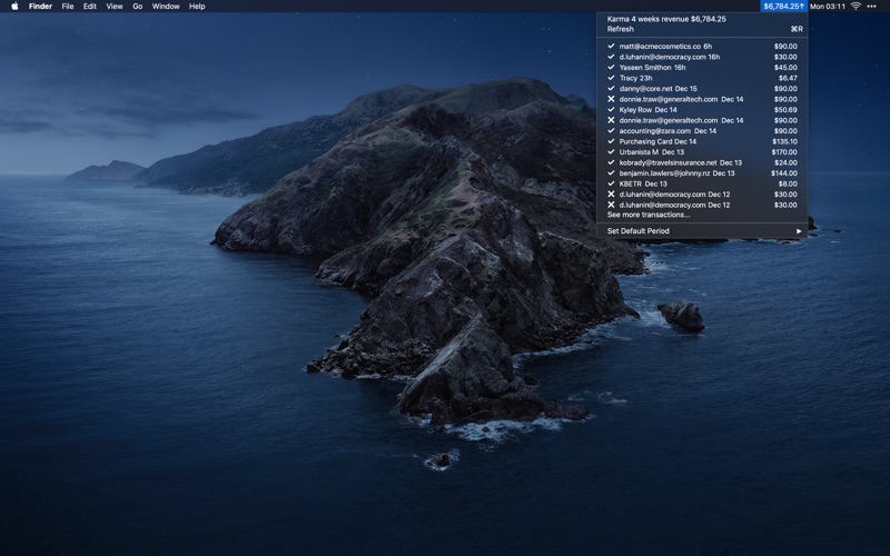 Screenshot #1 pour Cashbar