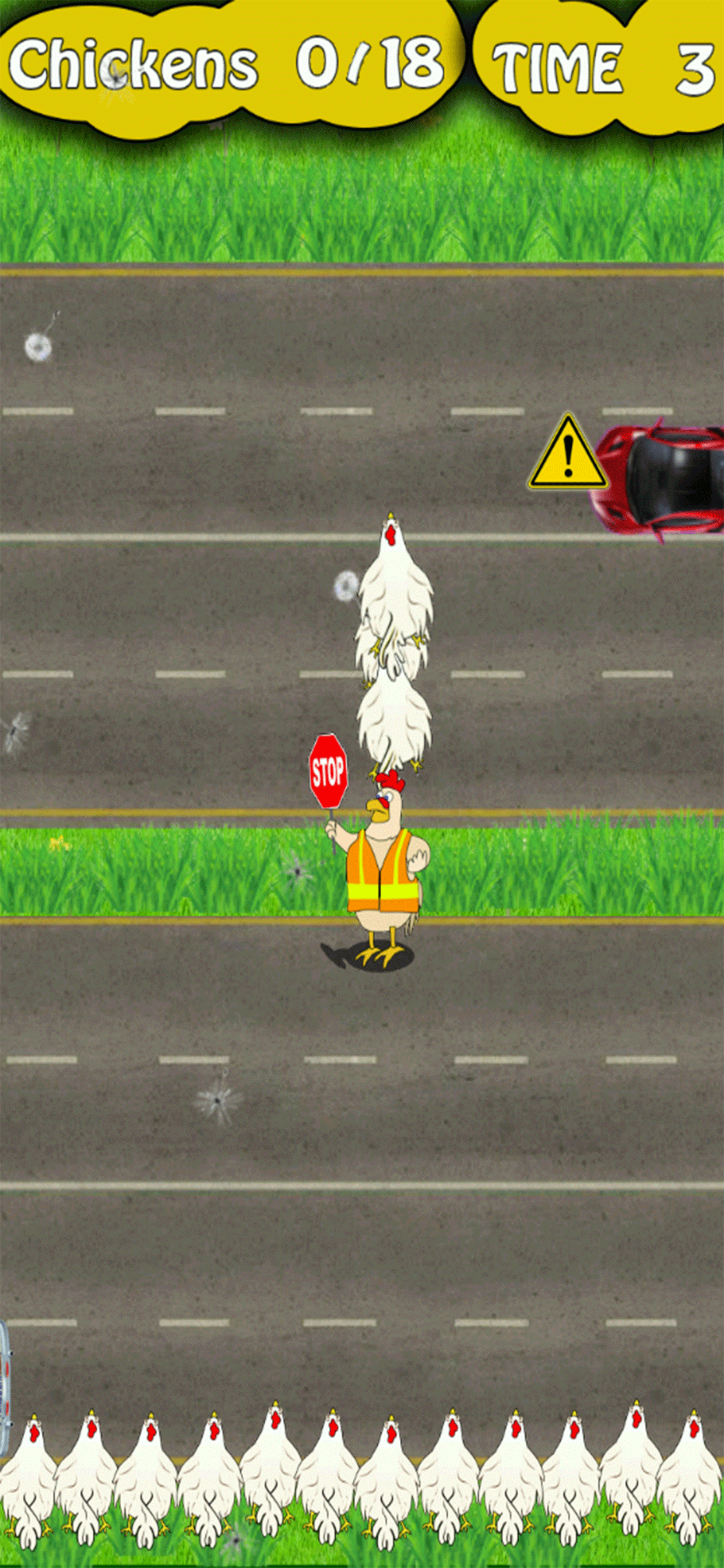 Chicken Crossing by Pixels screenshot 3