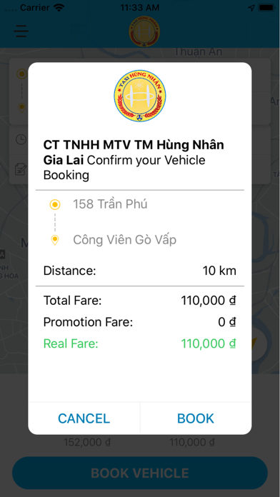 Screenshot #2 pour Hùng Nhân Taxi
