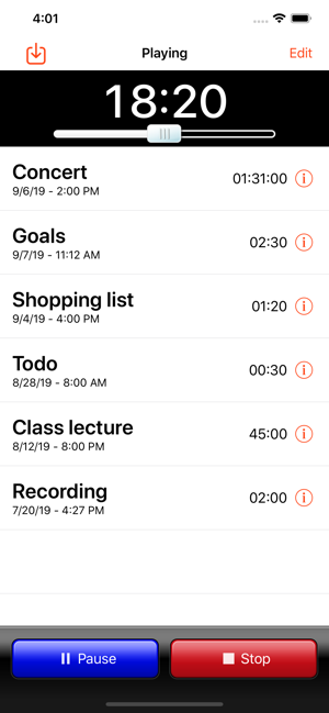 ‎iRecorder Pro Audio Recorder Screenshot