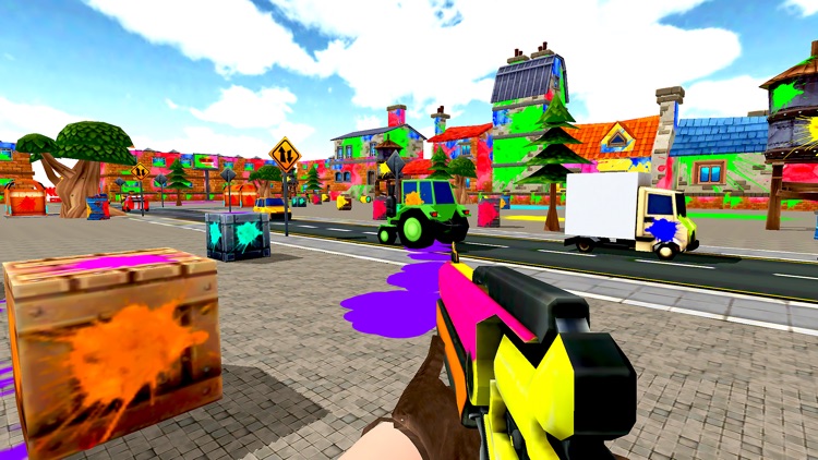 Paintball Shooting Battle