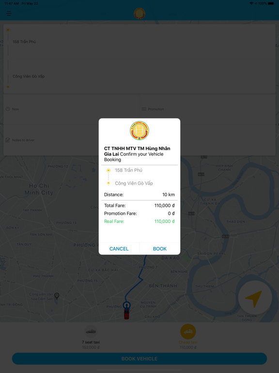 Screenshot #5 pour Hùng Nhân Taxi