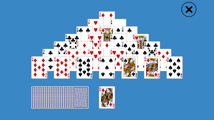 Classic Pyramid Solitaire