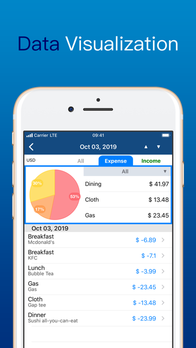 Banck (Cloud Expense Tracker) Screenshot