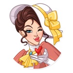 Download Lady Style Funny Stickers app