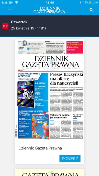 DGP - Dziennik Gazeta Prawna Screenshot