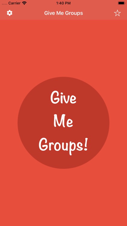 Give Me Groups