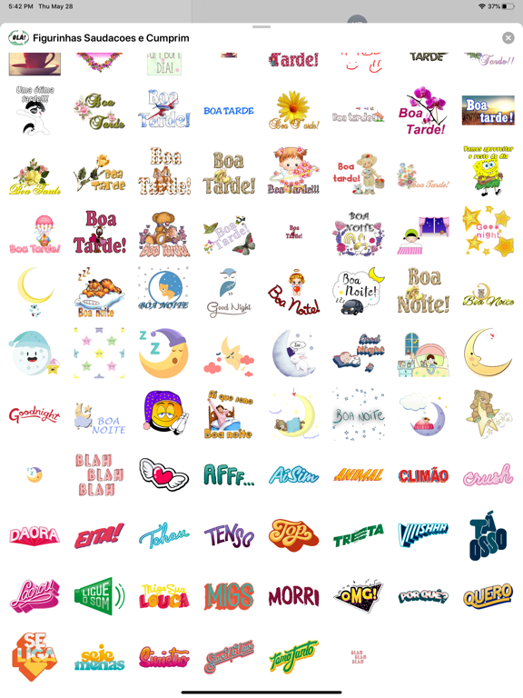 Screenshot #6 pour Figurinhas Saudações e Cumprim