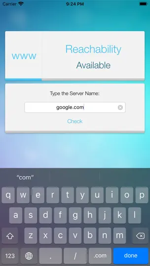Captura de pantalla de Buscar IP en iPhone 5