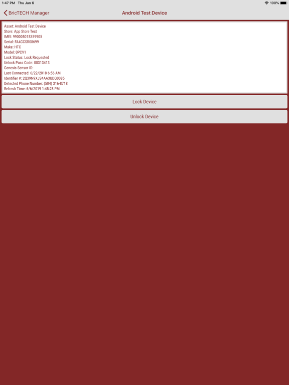 BricTECH Manager iPad screenshot 4 - Business app