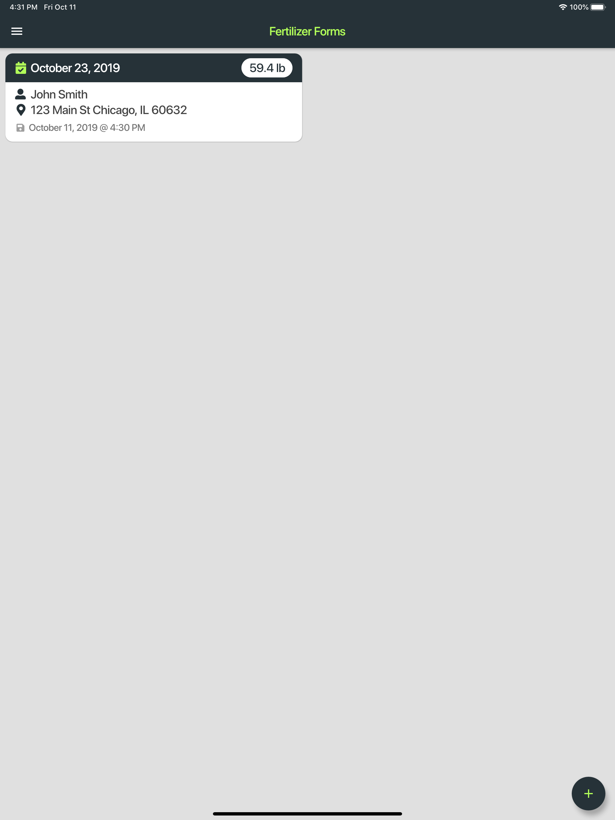 Fertilizer Forms screenshot 4