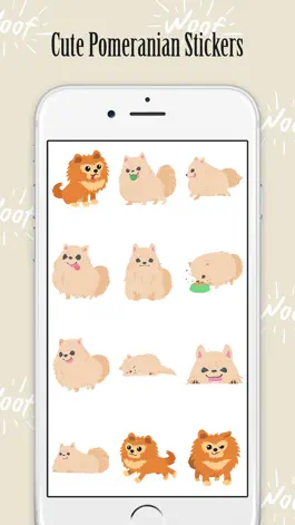 Game screenshot Pomeranian Puppy Stickers Cute apk