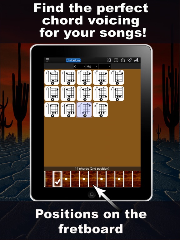 Banjo Chords Compass Lite iPad screenshot 4 - Music app