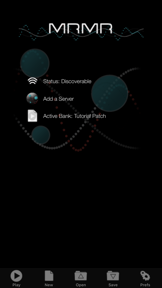 Mrmr OSC controller screenshot
