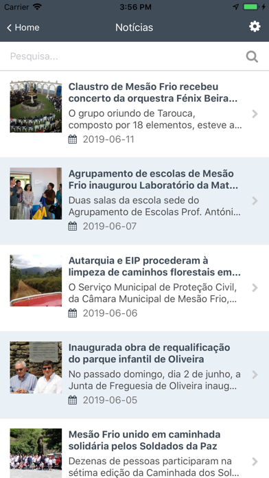 Mesão Frio App screenshot
