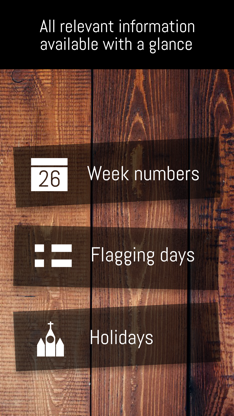 Finnish calendar screenshot 2