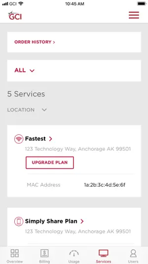 MyGCI screenshot 4
