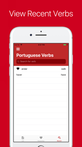 Portuguese Verb Conjugator screenshot