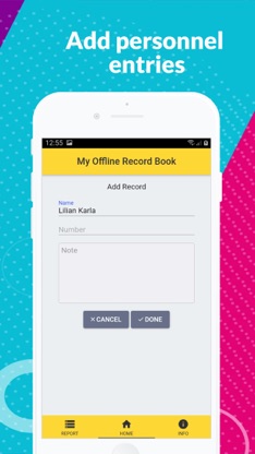 Offline Record Book screenshot 2