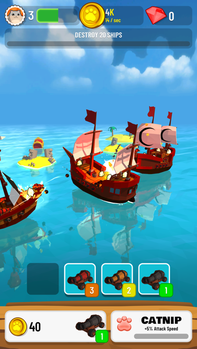 Merge Pirate Cats screenshot 2