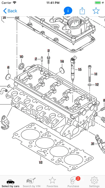 Screenshot 4 von 5 zu VW parts and diagrams