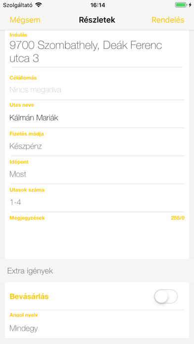 Screenshot #2 pour Rádió Szombathely Taxi