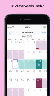 xdot - fertility tracker iphone bildschirmfoto 1