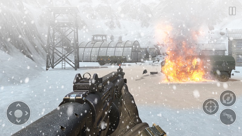 Neve Sniper Exército Guerra ro screenshot 3