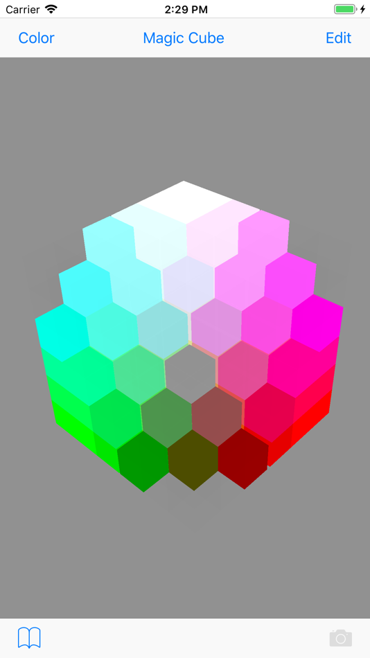 #1. Color Magic Cube (iOS) 由: John Lefferts
